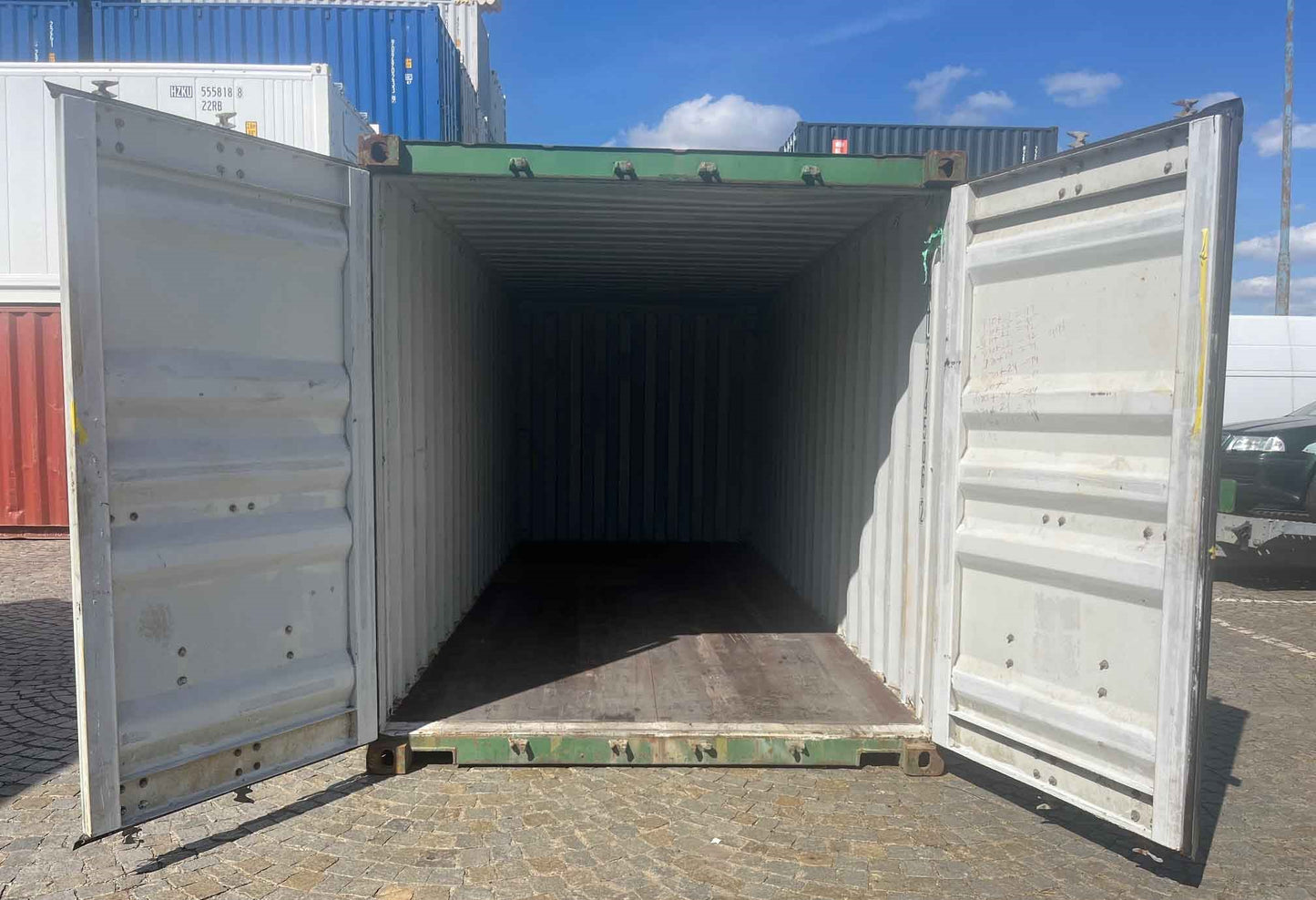 Contenedor Marítimo Usado de 20 pies verde