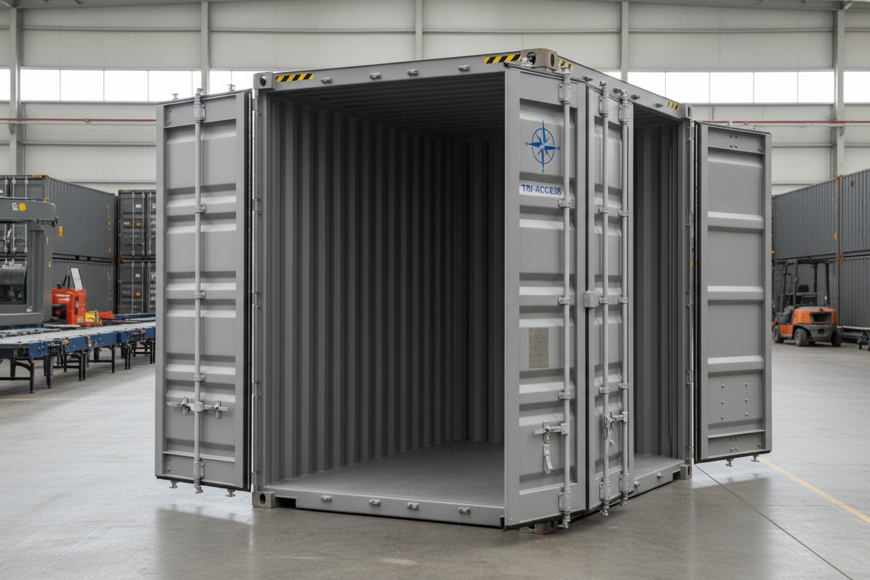 Contenedores con puertas laterales