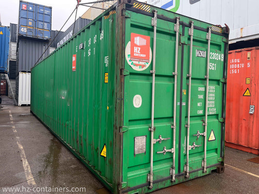 Contenedor Marítimo Usado de 40 pies HC verde