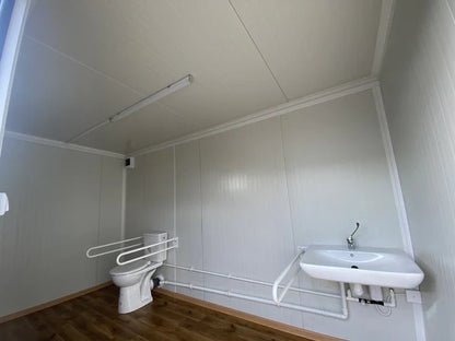 WC Cabina Doble 4×2 m con rampa – Accesible PMR