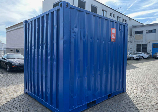 Contenedor de almacenamiento 10 pies usado azul
