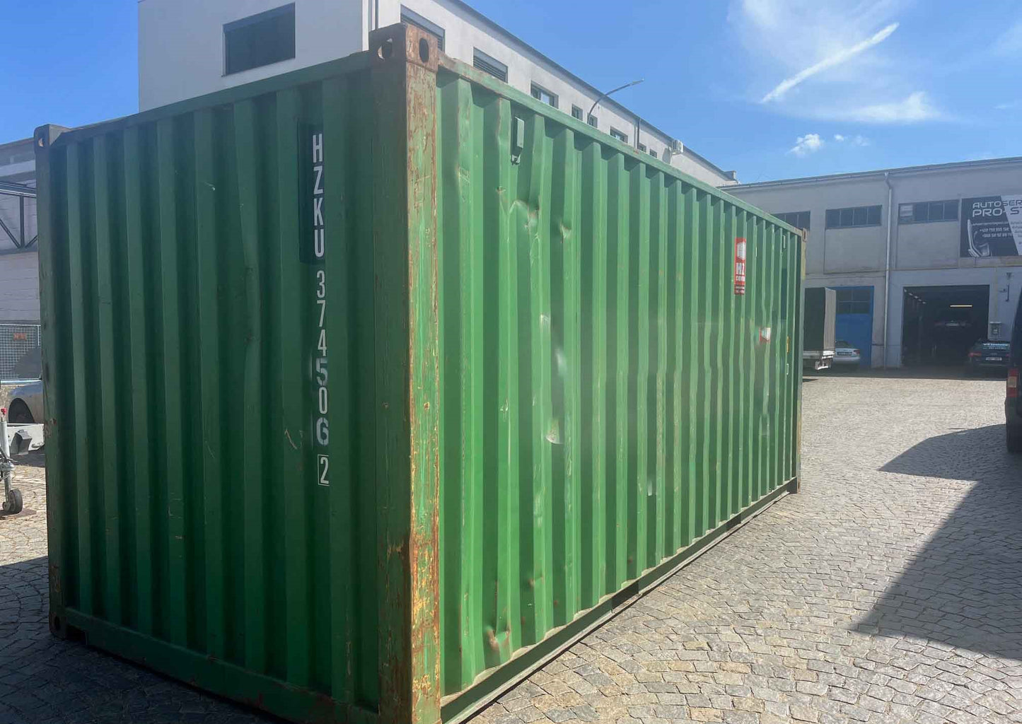 Contenedor Marítimo Usado de 20 pies verde
