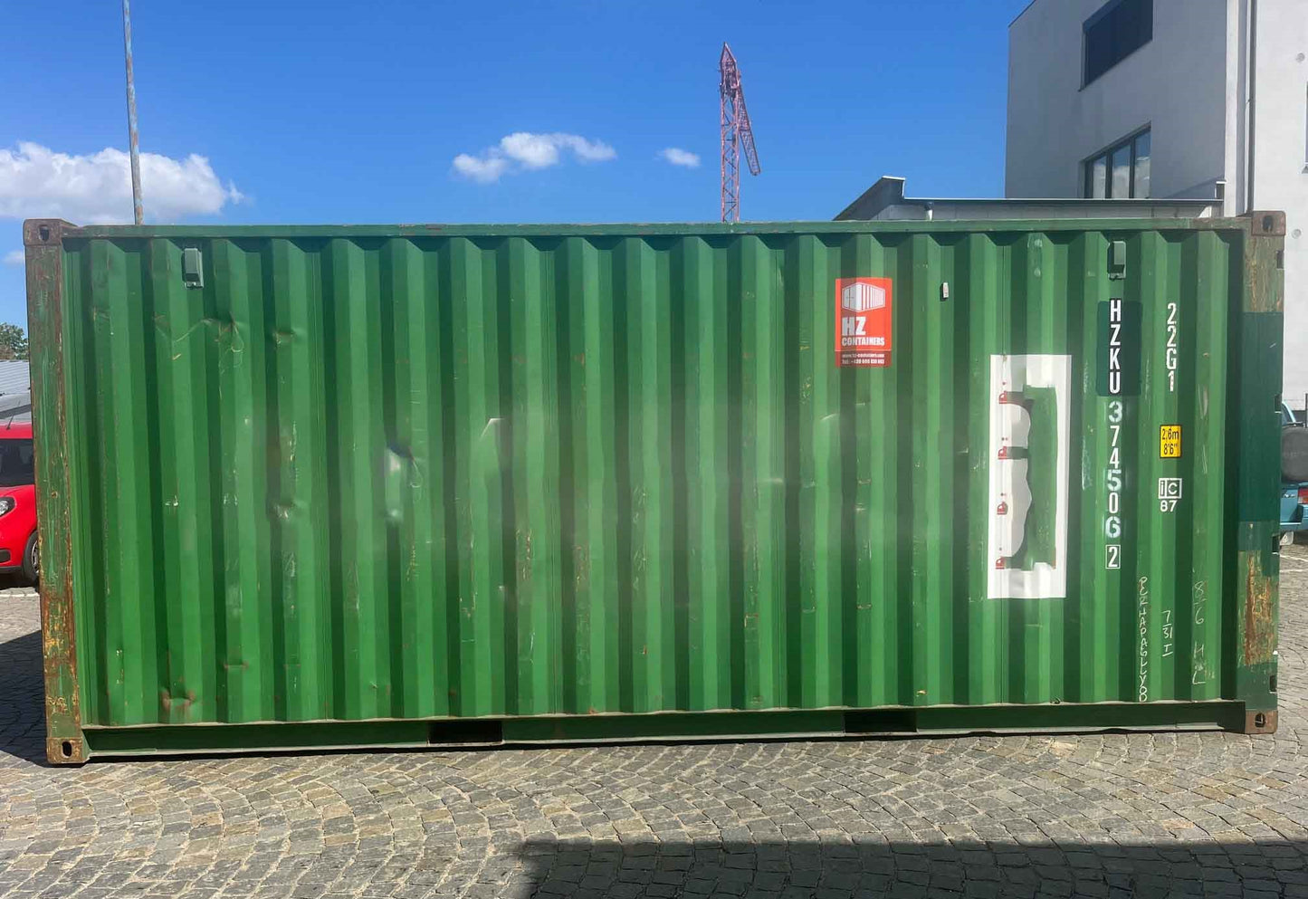Contenedor Marítimo Usado de 20 pies verde