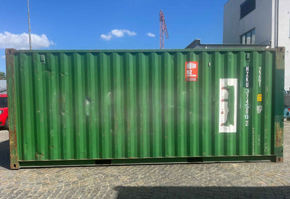 Contenedor Marítimo Usado de 20 pies verde