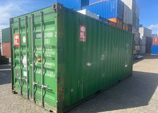Contenedor Marítimo Usado de 20 pies verde
