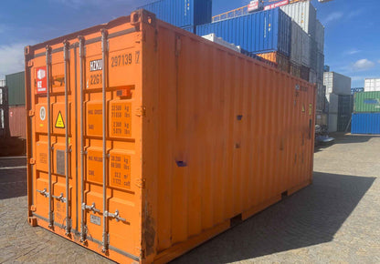 Contenedor Marítimo Usado – 20 pies amarillo