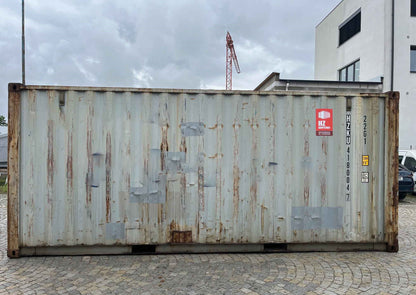 Contenedor Marítimo 20 pies usado gris claro